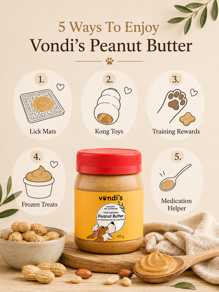 Vondi's Natural Peanut Butter For Dogs | 450g