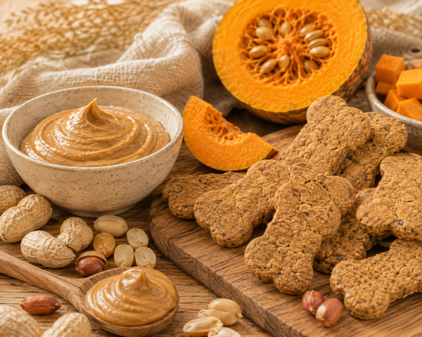 Vondi's Peanut Butter & Pumpkin Digestive Dog Biscuits 200g