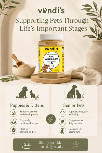 Vondi's Puppy/Kitty & Senior Supplement | 250g