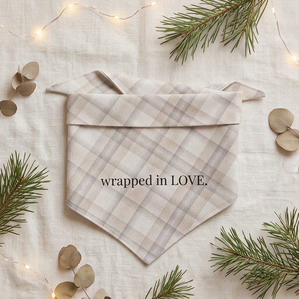 Dear Pet Co Christmas Bandana | Wrapped In Love