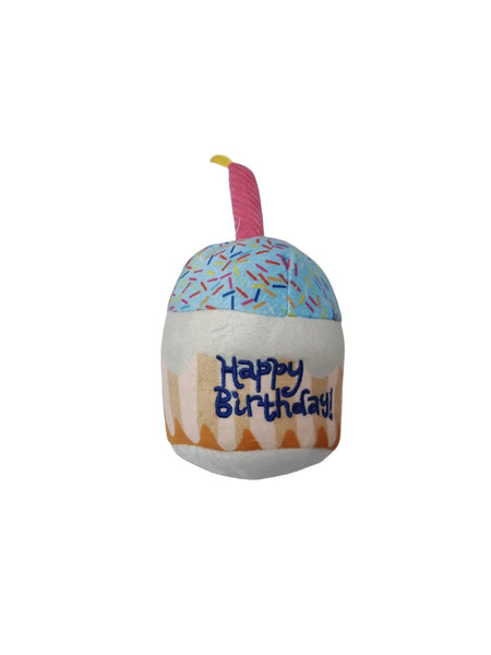 Dog Toy | Birthday Cupcake Plush Toy