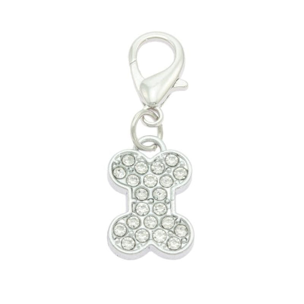 Dear Pet Co Crystal Dog Collar Charm | Dog Bone