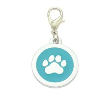 Collar Charm | Paw Blue