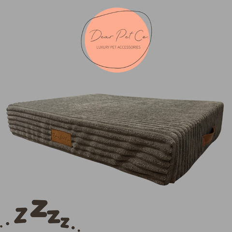 Flat Lounger Pet Bed | Grey