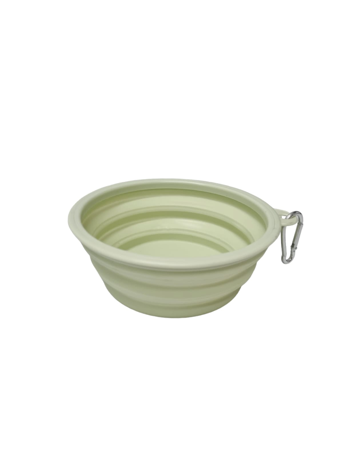Medium (650ml) Foldable Dog Bowl - Light Green