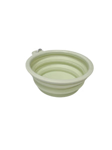 Small (350ml) Foldable Dog Bowl - Light Green