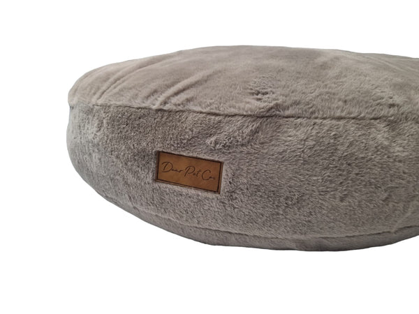 Round Lounger Pet Bed | Latte