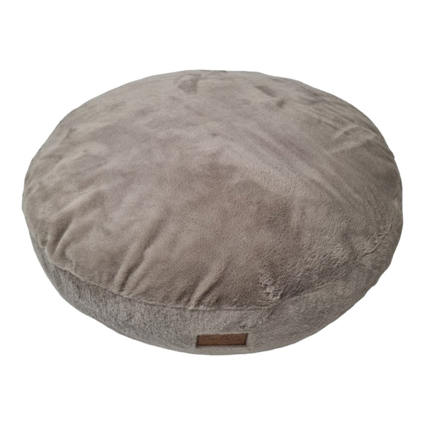 Round Lounger Pet Bed | Latte