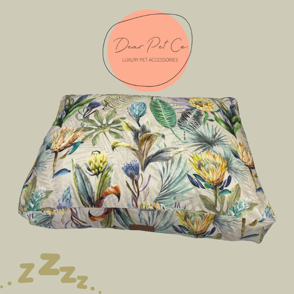 Lounger Pet Bed | Protea Bloom