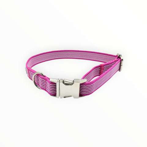 Luxury Webbing Collar | Pink