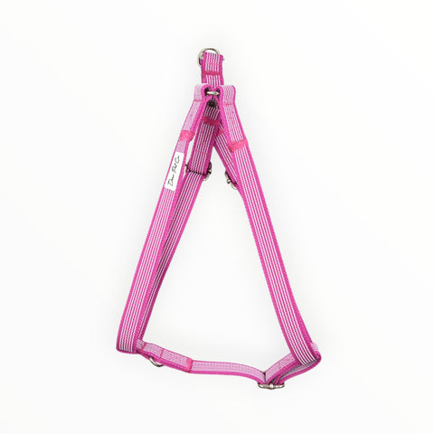 Luxury Webbing Strap Harness | Pink