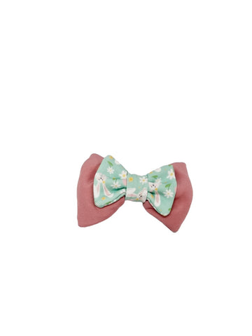 Double Bow Tie | Rosie The Rabbit x Easter Pink