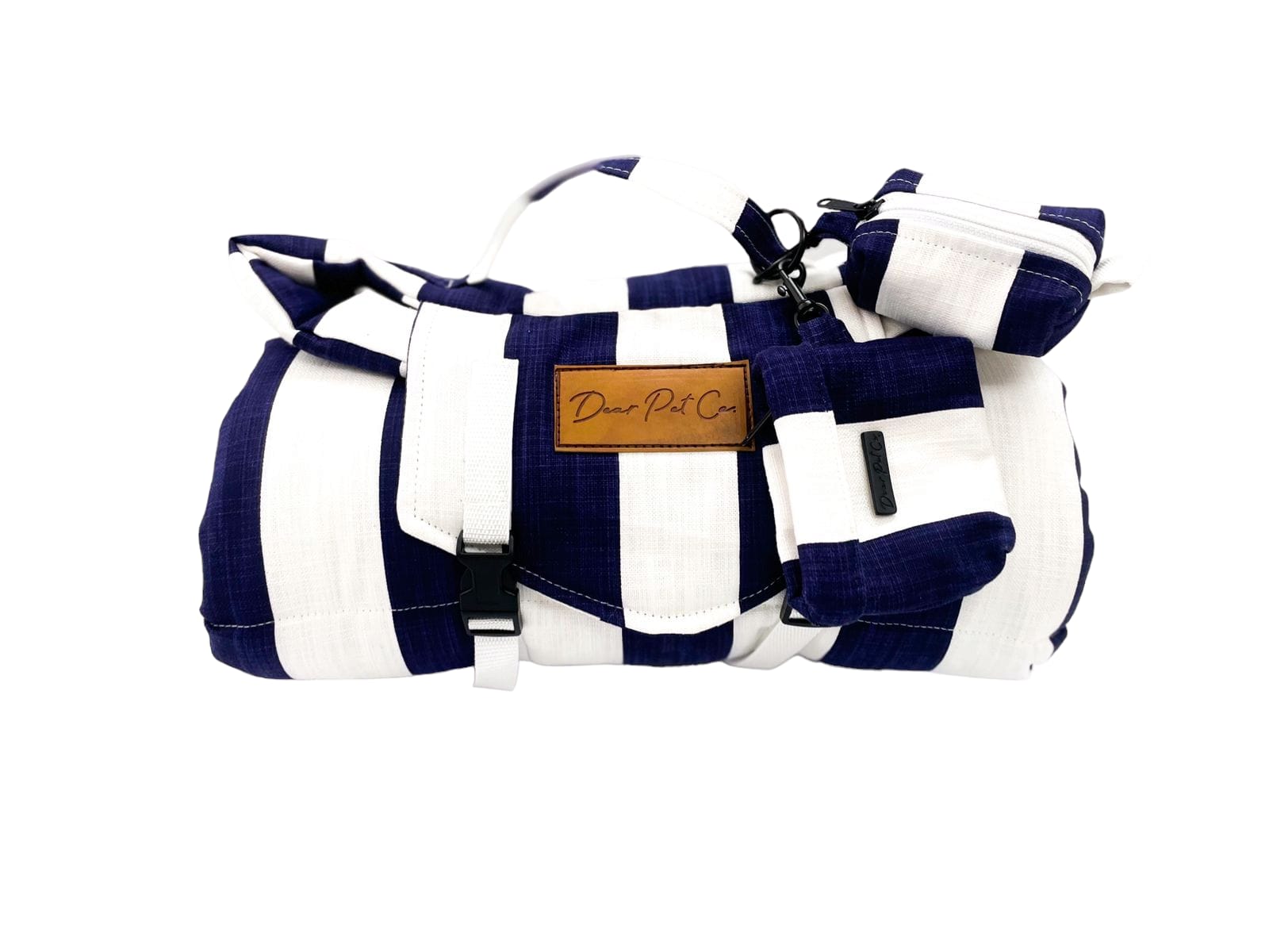 Picnic Mat | Sea Breeze Blue & White Stripe