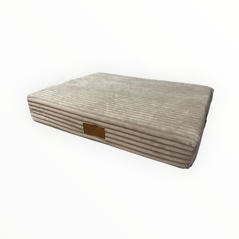 Flat Lounger Pet Bed | Stone