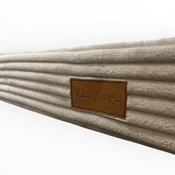 Flat Lounger Pet Bed | Stone