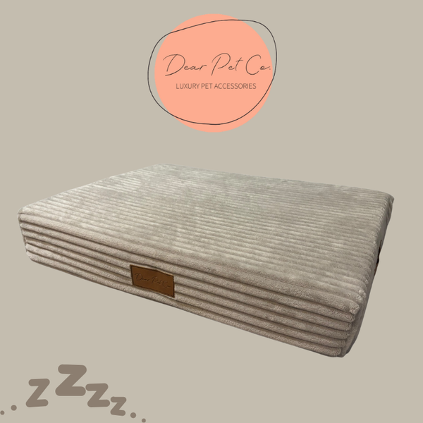 Flat Lounger Pet Bed | Stone