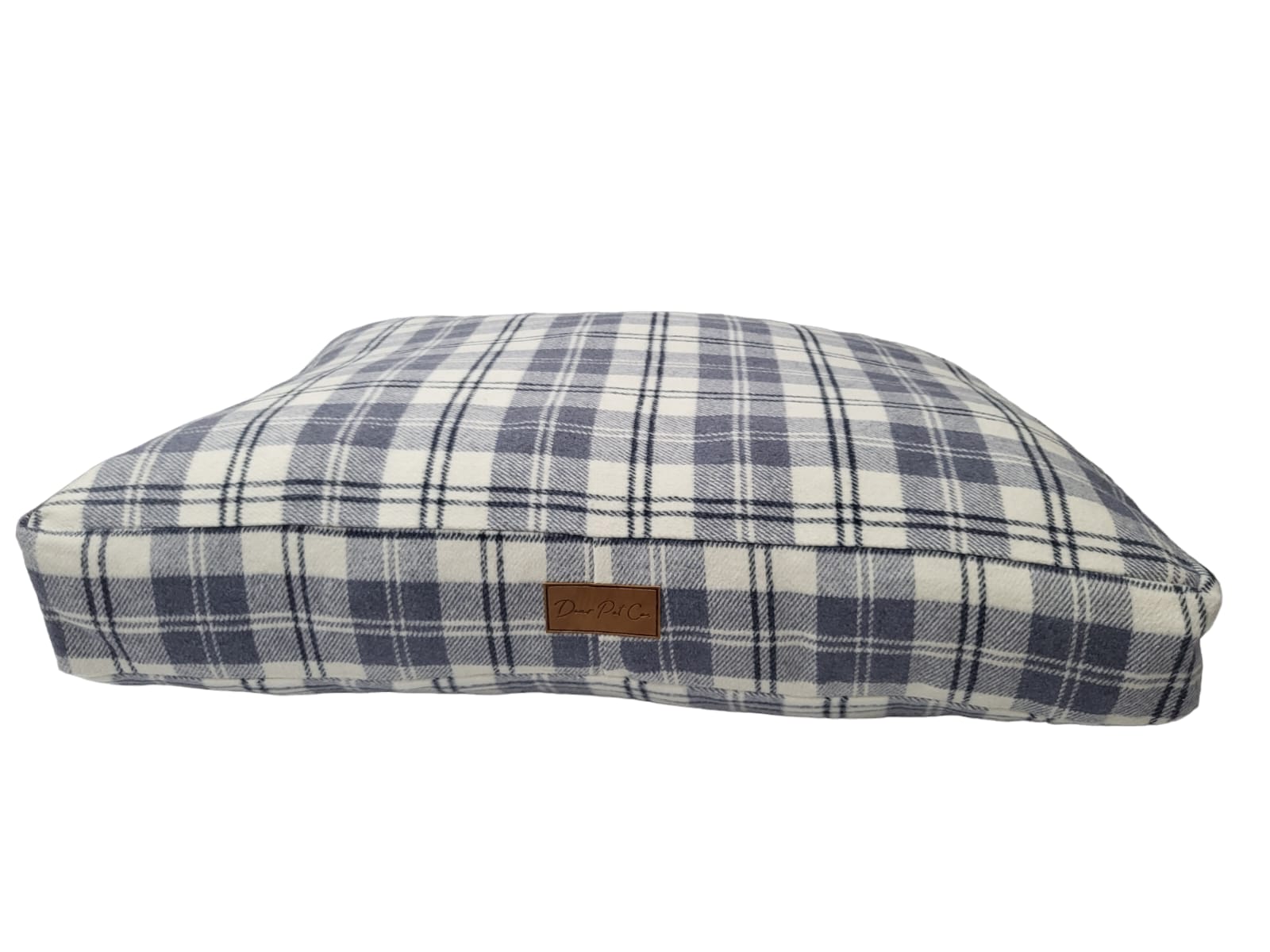 Flannel Lounger Pet Bed | Yorkshire Blue