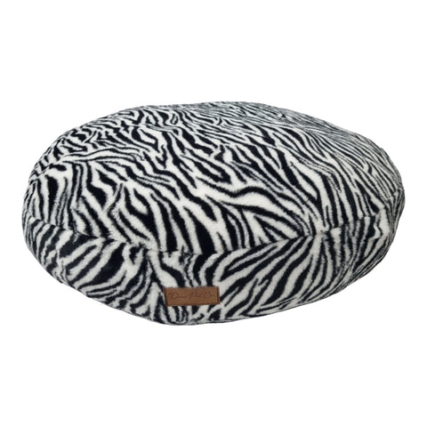 Round Lounger Pet Bed | Zebralicious