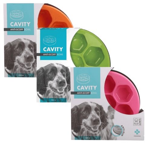 M-Pets Anti Scoff Cavity Bowl