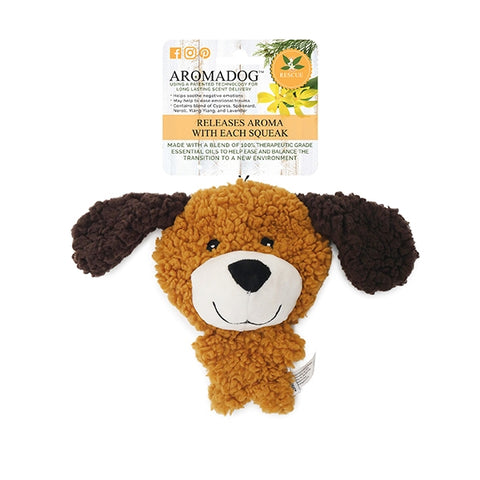 Pet Toy | Rosewood Aromadog Rescue Big Head Stuffingless Flattie