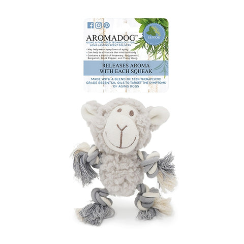 Pet Toy | Rosewood Aromadog Senior Mini Fleece With Rope Arms & Legs