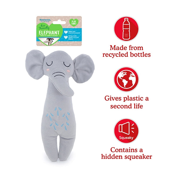 Pet Toy | Rosewood Eco Friendly Elephant