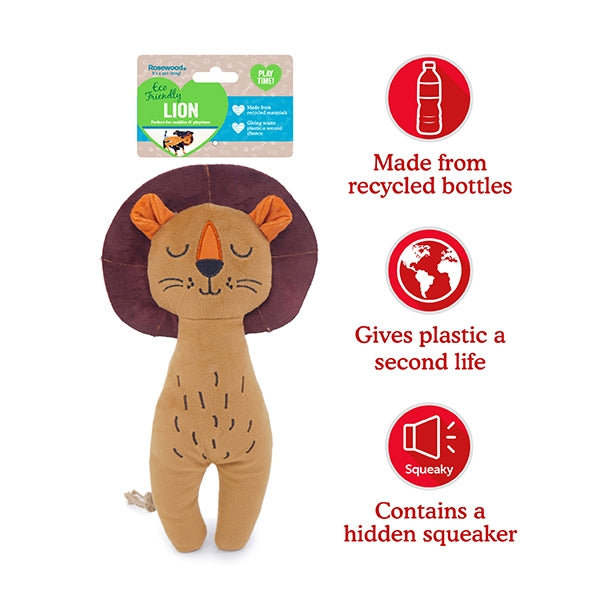 Pet Toy | Rosewood Eco Friendly Lion