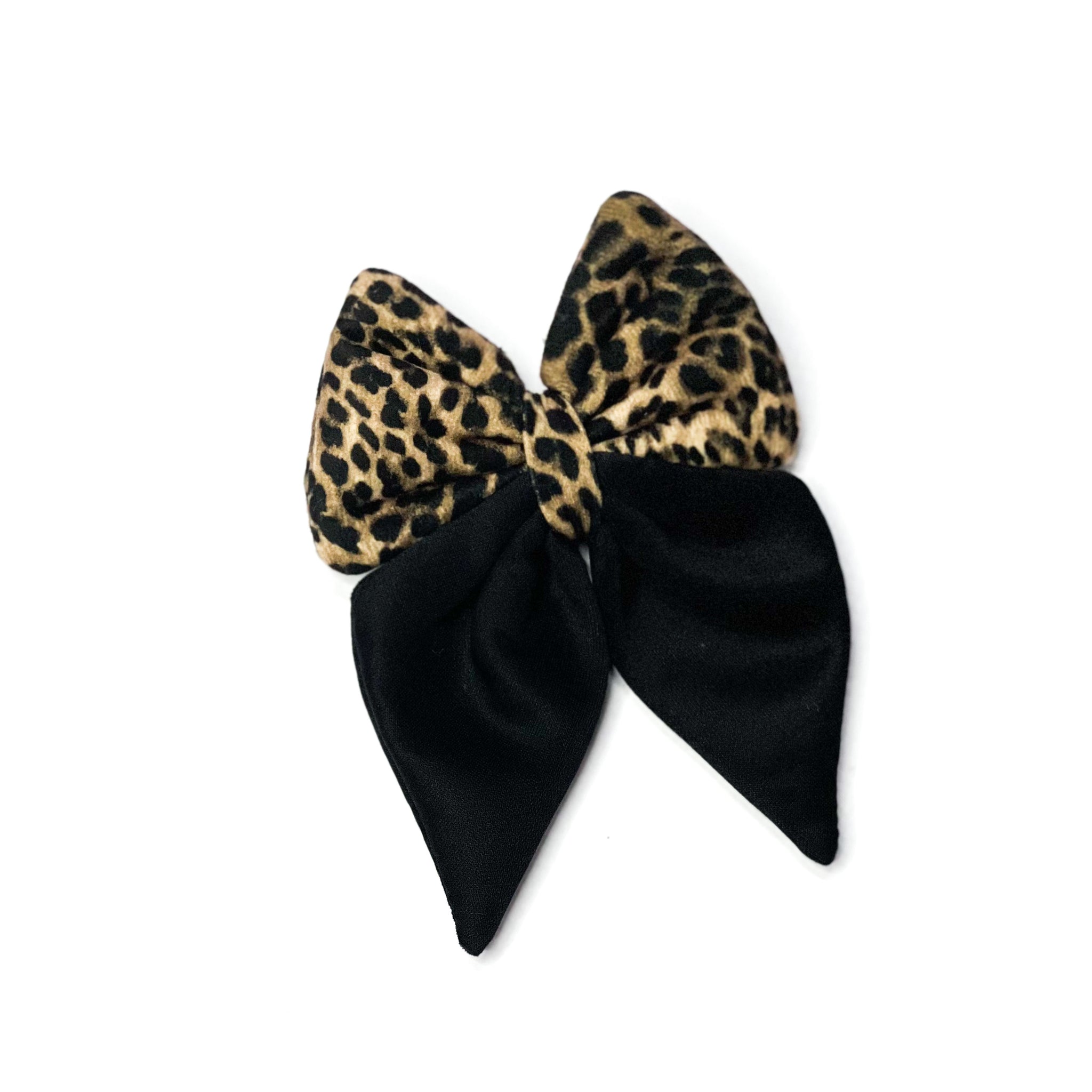 Sailor Bow Tie | Luxurious Leopard x Onyx