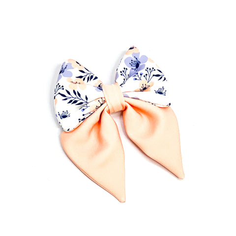 Sailor Bow Tie | In Full Bloom x Peach