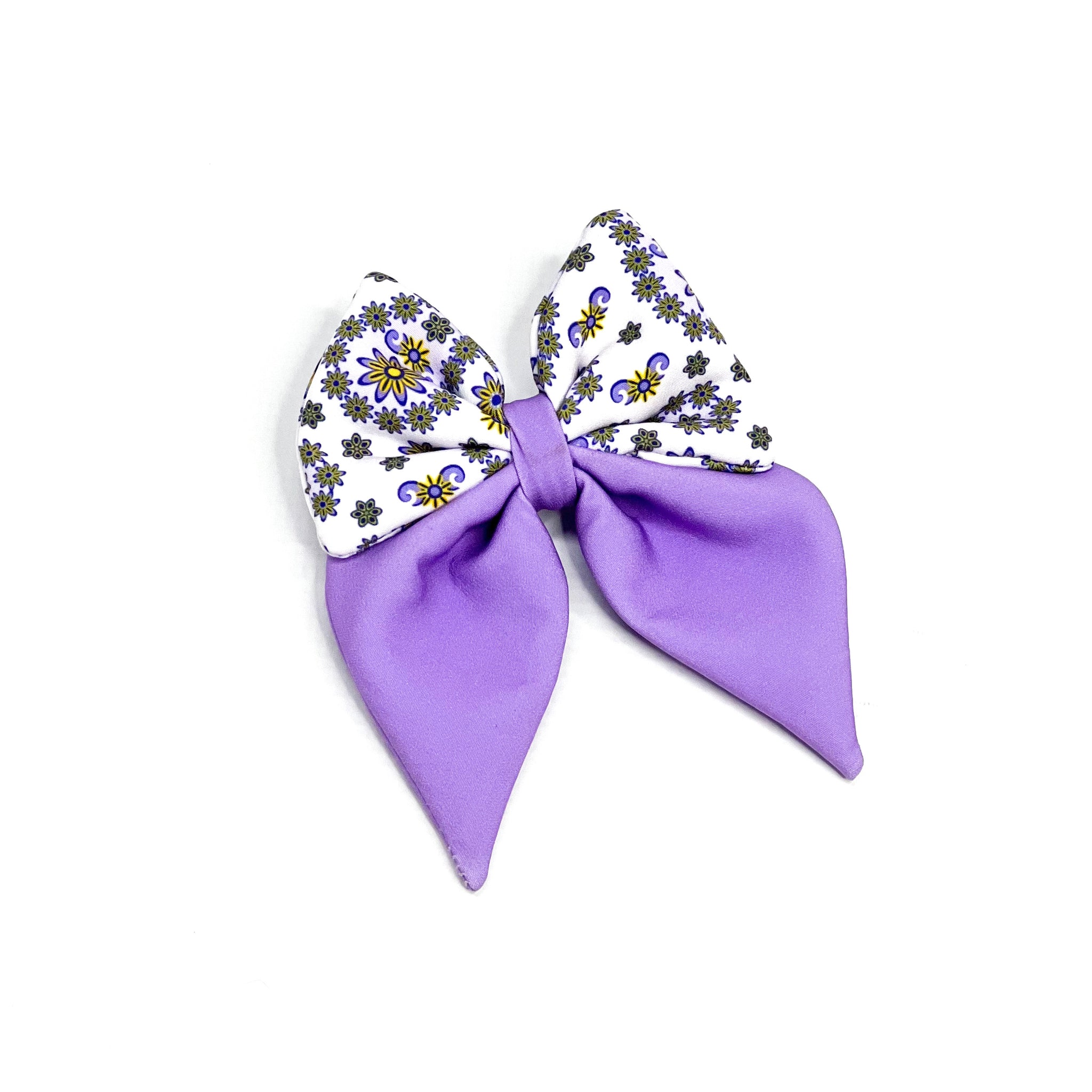 Sailor Bow Tie | Pups in Paisley x Purple