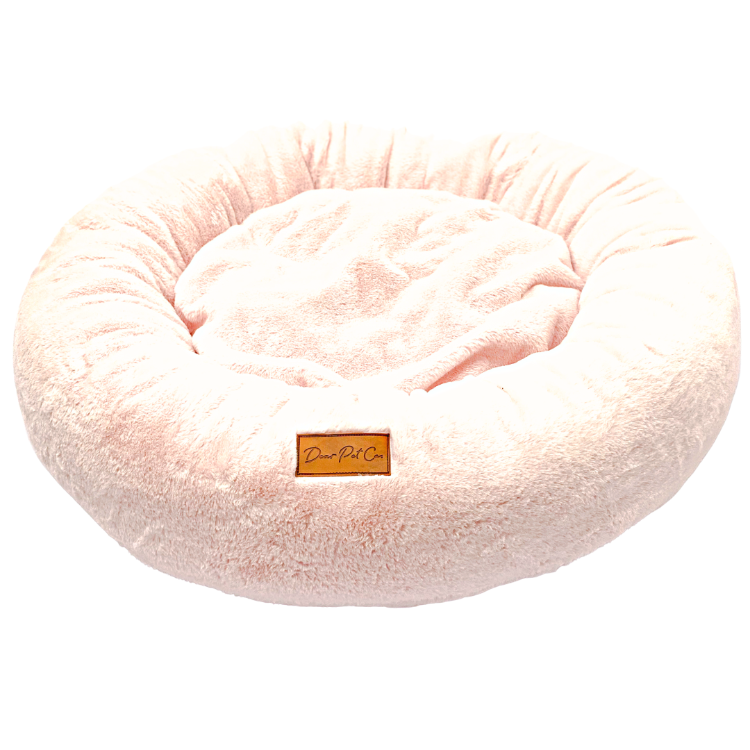 Plush Pet Bed | Baby Pink