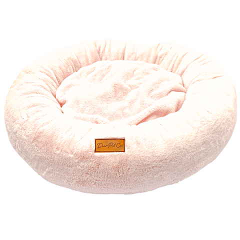 Plush Pet Bed | Baby Pink
