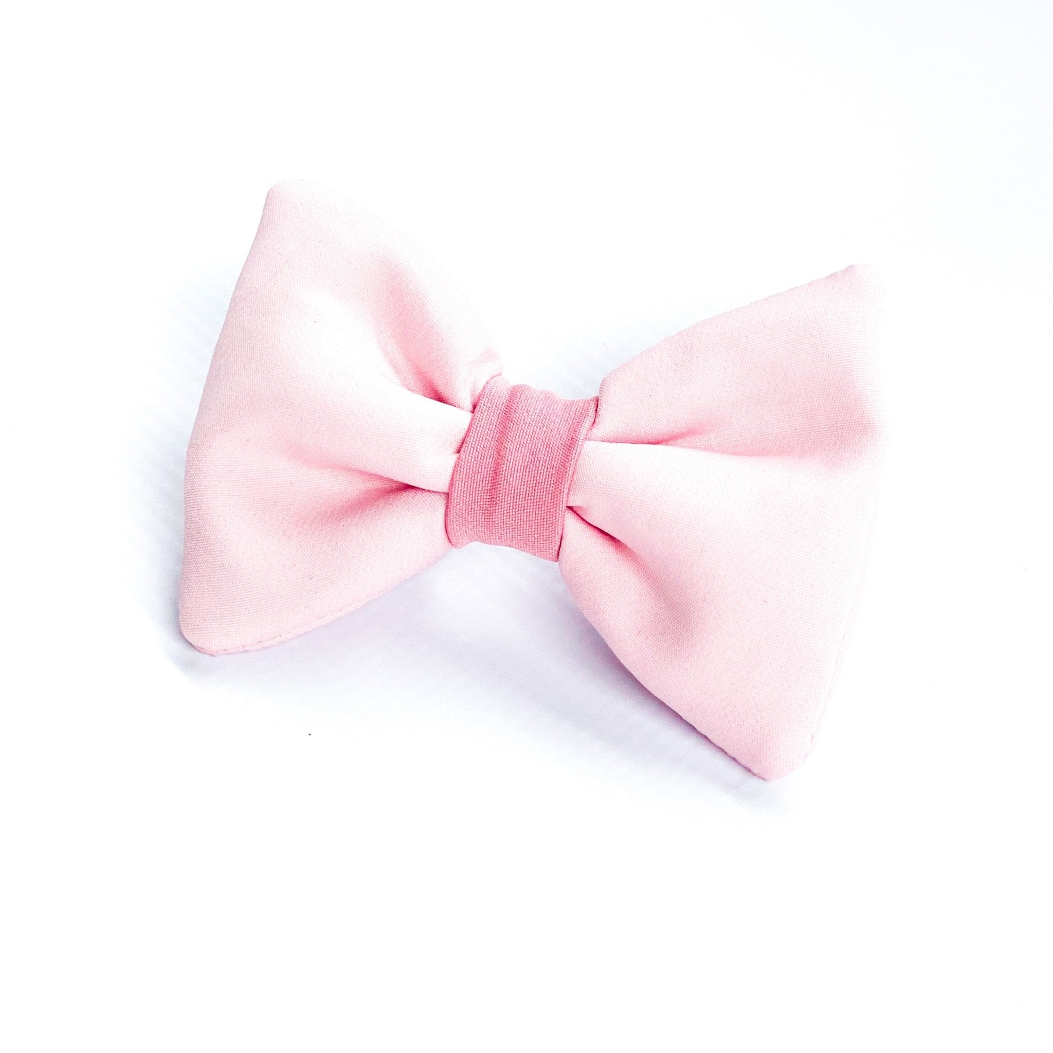 Bow Tie | Soft Pink x Rose Pink - Dear Pet Company