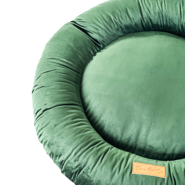 Cozi Pet Bed | Emerald Green - Dear Pet Company