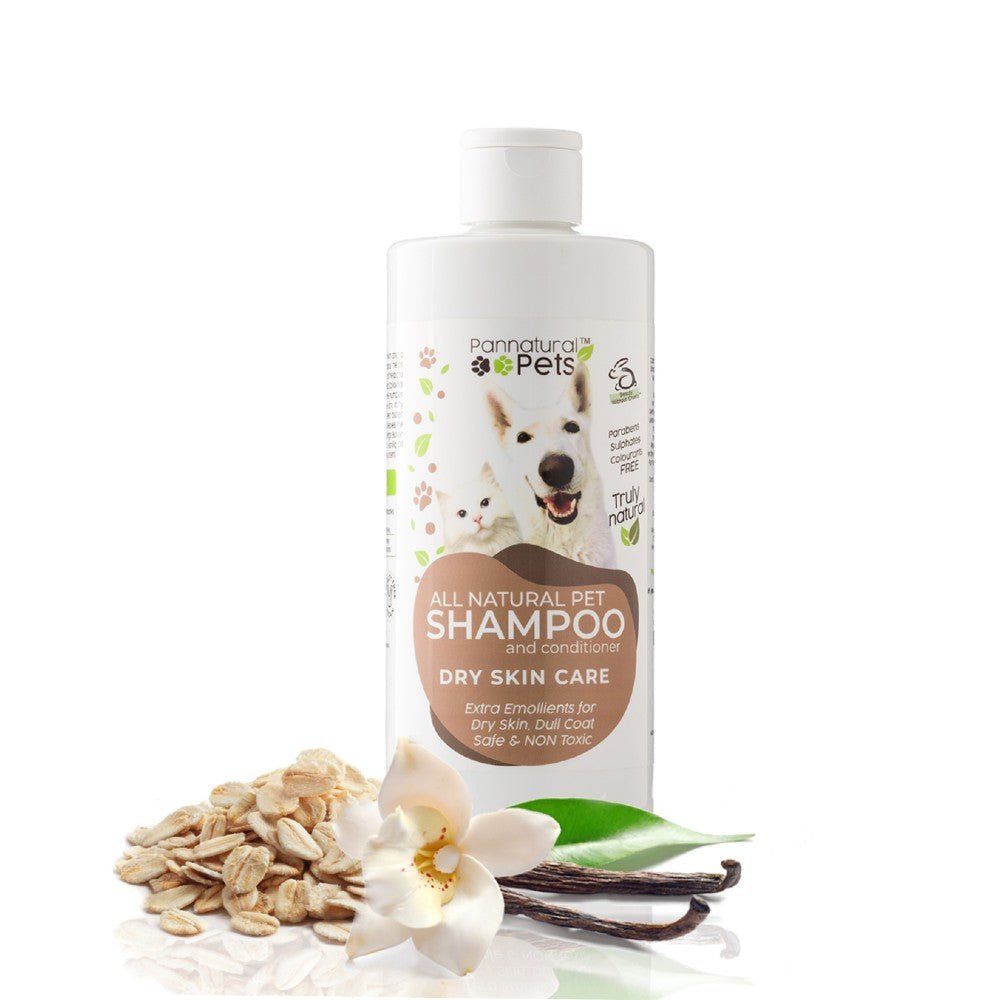 Pannatural Pets Dry Skin Shampoo Oatmeal & Vanilla - Dear Pet Company