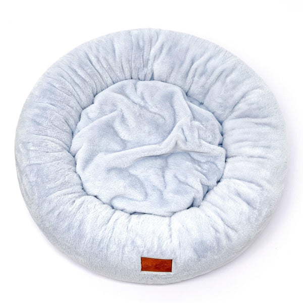 Plush Pet Bed | Baby Blue - Dear Pet Company