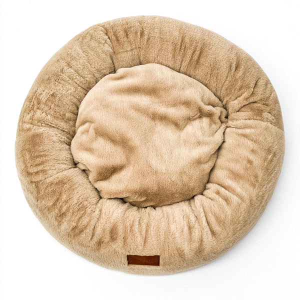 Plush Pet Bed | Bamboo - Dear Pet Company