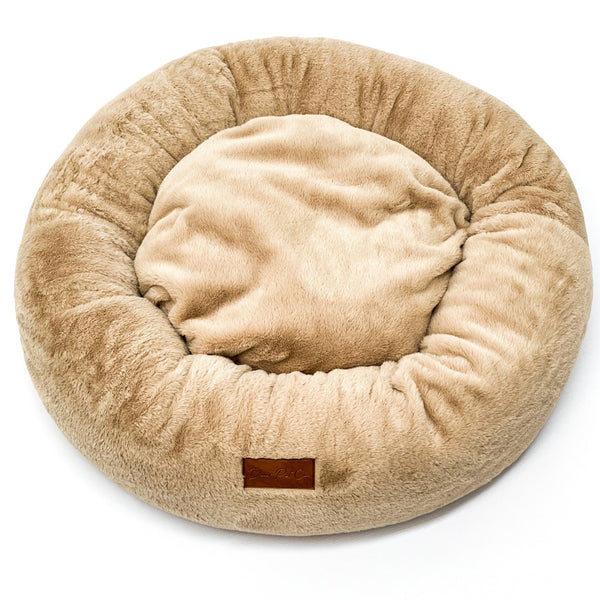 Plush Pet Bed | Bamboo - Dear Pet Company