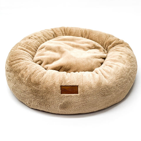 Plush Pet Bed | Bamboo - Dear Pet Company