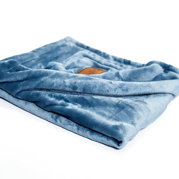 Plush Pet Blanket | Ocean Blue - Dear Pet Company