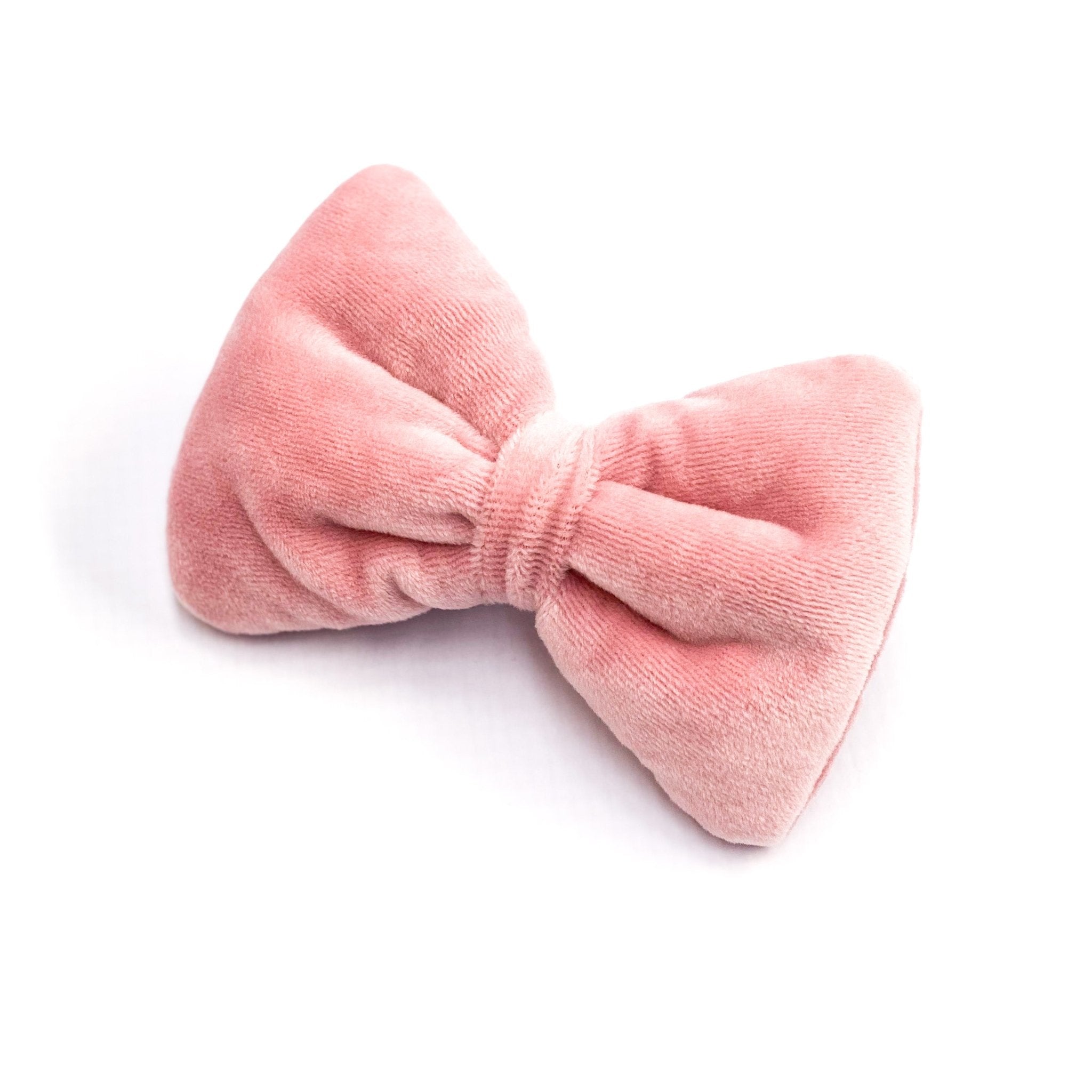 Velvet Bow Tie | Pretty In Pink - Dear Pet Company