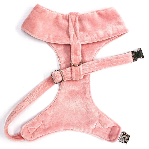 Velvet Chest Harness | Pretty In Pink - Dear Pet Company