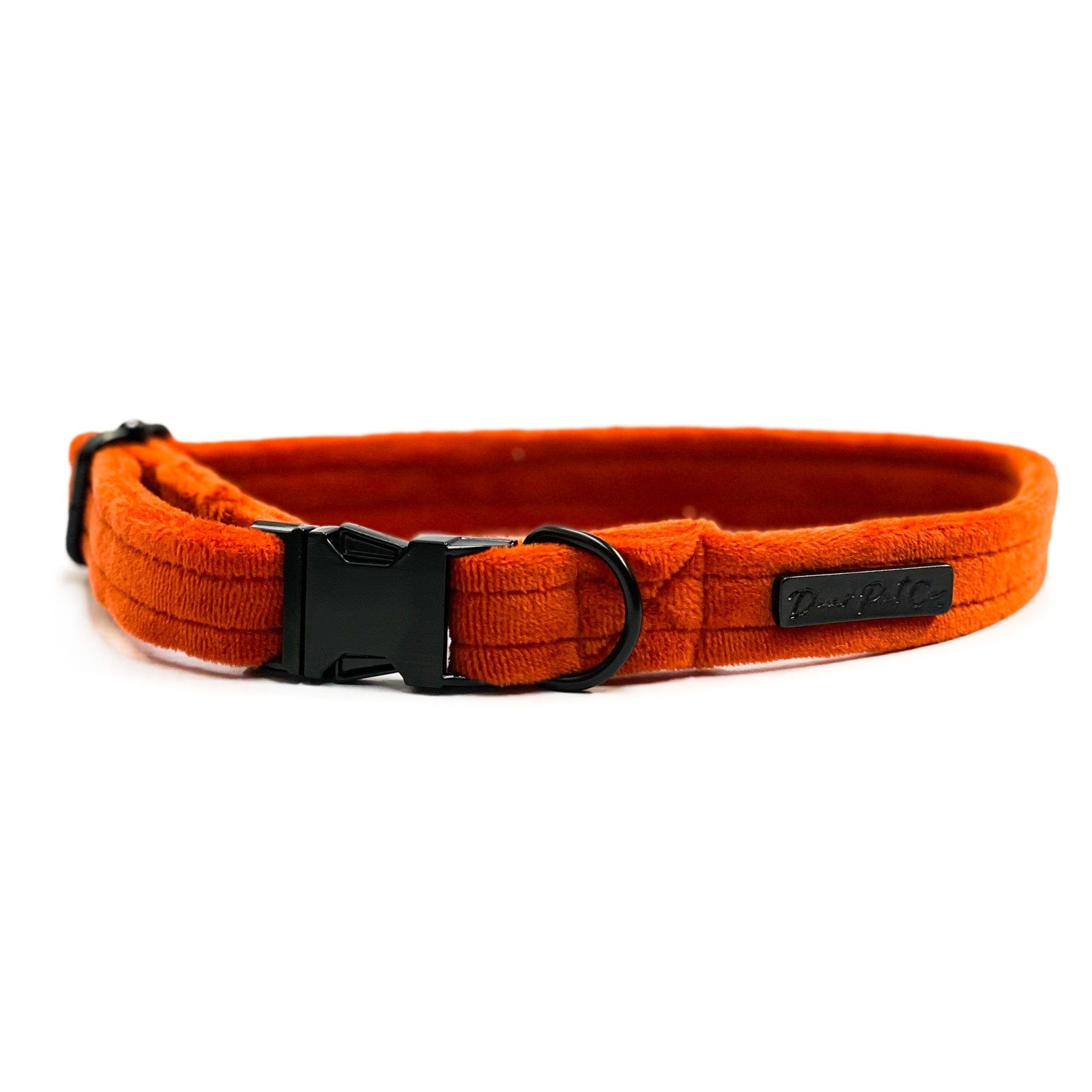 Velvet Collar | Flaming in Orange - Dear Pet Company