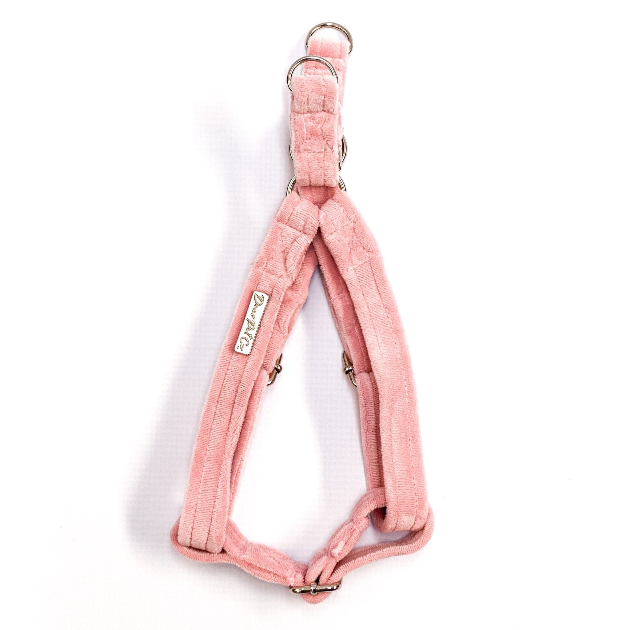 Velvet Strap Harness | Pretty In Pink - Dear Pet Company