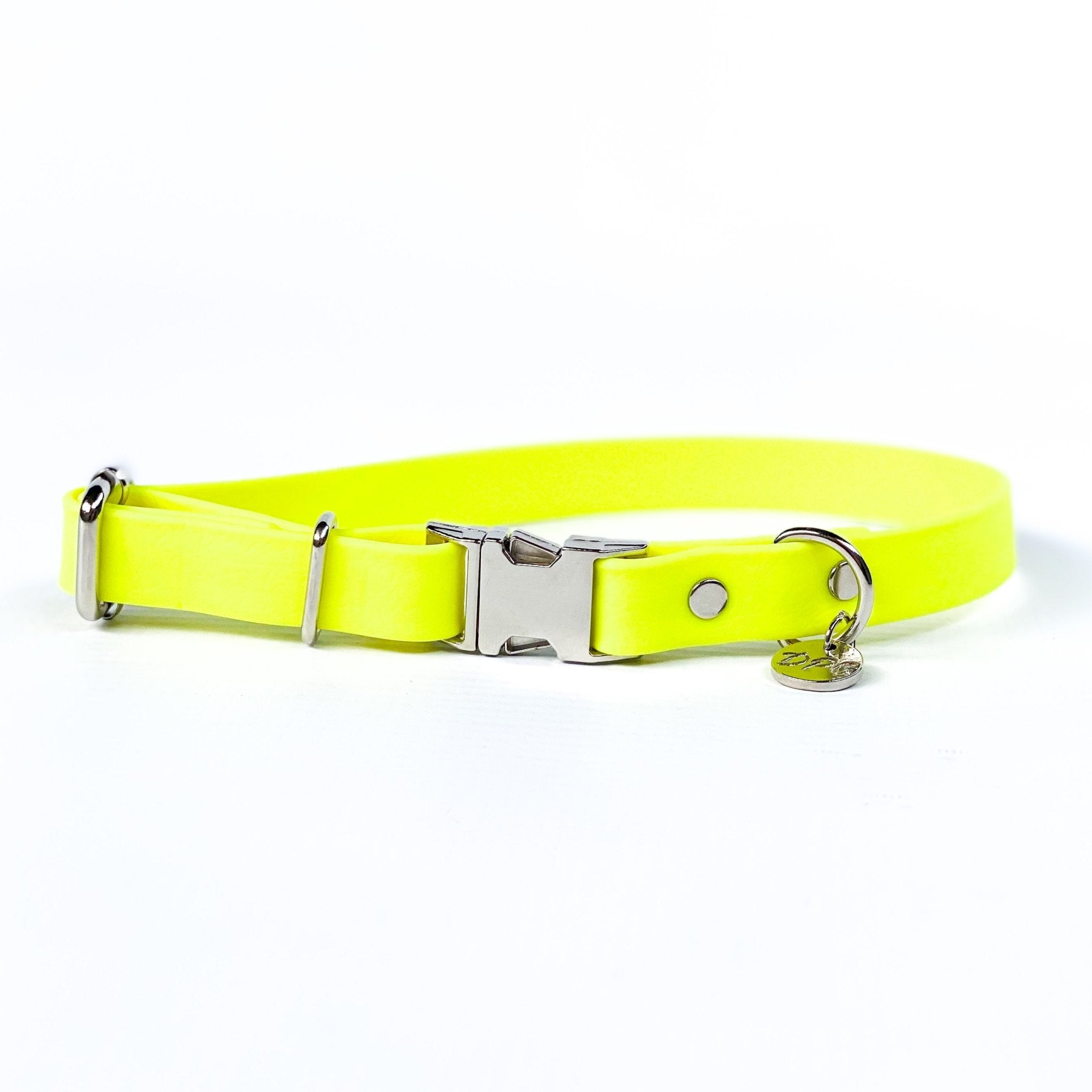 Waterproof Collar | Neon Yellow - Dear Pet Company